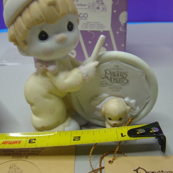 Pair of Precious Moments Symbol of Membership 1990 & 1991 B-0005 & B-0006 Enesco - Picture 15 of 16